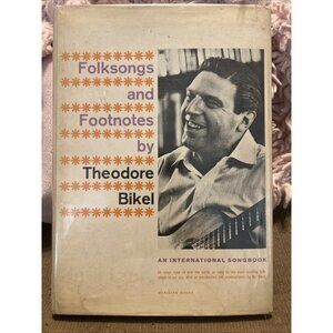 Folksongs and Footnotes Theodore Bickel Good Condition Rare Book Rare Find 1960